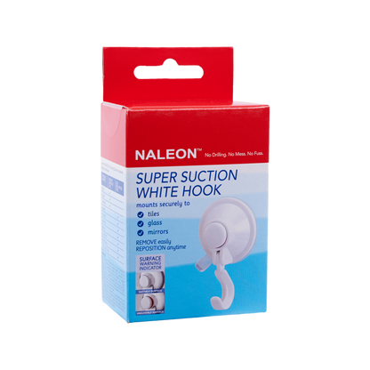 Naleon Super Suction White Hook