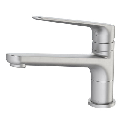 Homecare By Caroma Assisted Living Sink Mixer - Brushed Nickel - 40 x 180 x 237mm