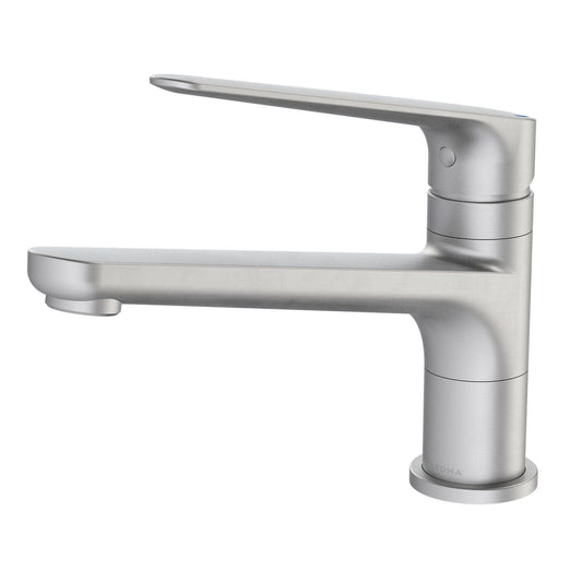 Homecare By Caroma Assisted Living Sink Mixer - Brushed Nickel - 40 x 180 x 237mm