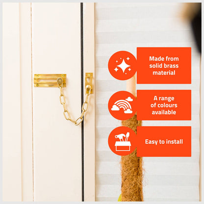 Taskmaster Security Door Chain - 32 x 80mm