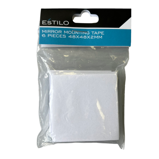 Estilo 48 x 48 x 2mm Mirror Mounting Tape - 6 Pack