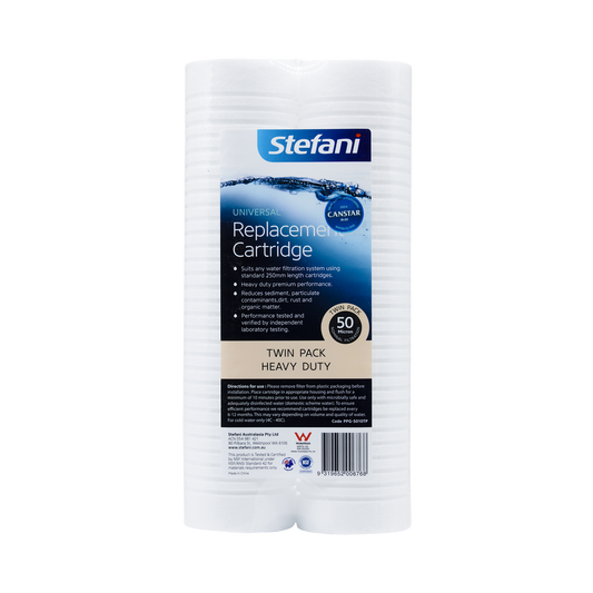 Stefani Heavy Duty Universal Filter - 50 Micron - 250mm - 2 Pack