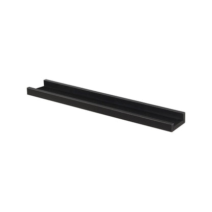 Flexi Storage Floating Photo Shelf - 600mm - Black Matte - Wood