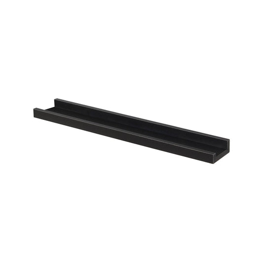 Flexi Storage Floating Photo Shelf - 600mm - Black Matte - Wood