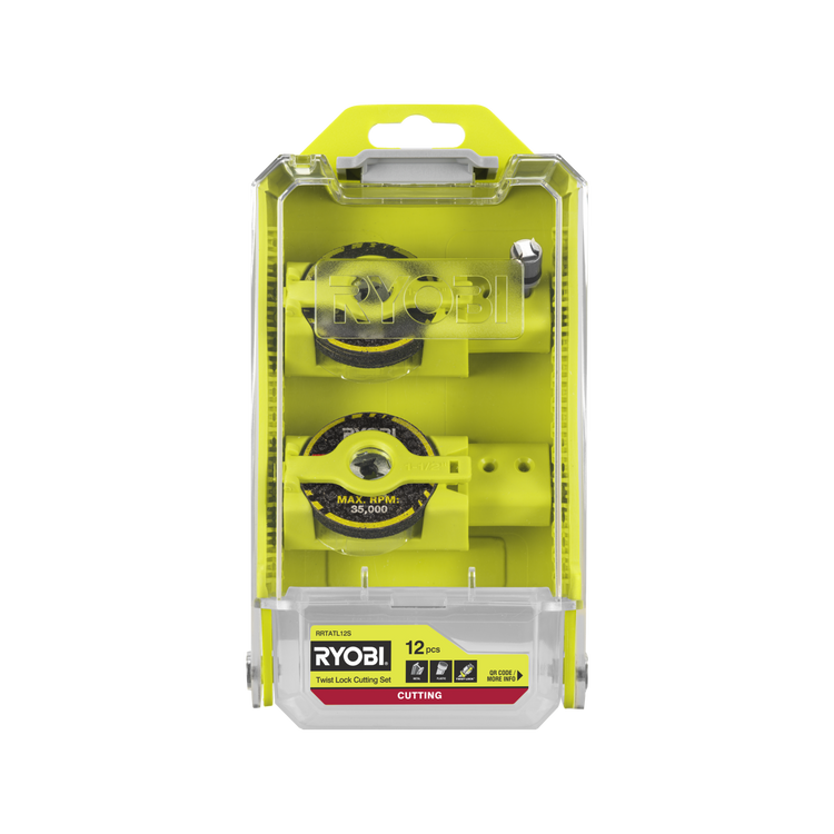 Ryobi 12 Piece Twist Lock Cutting Set