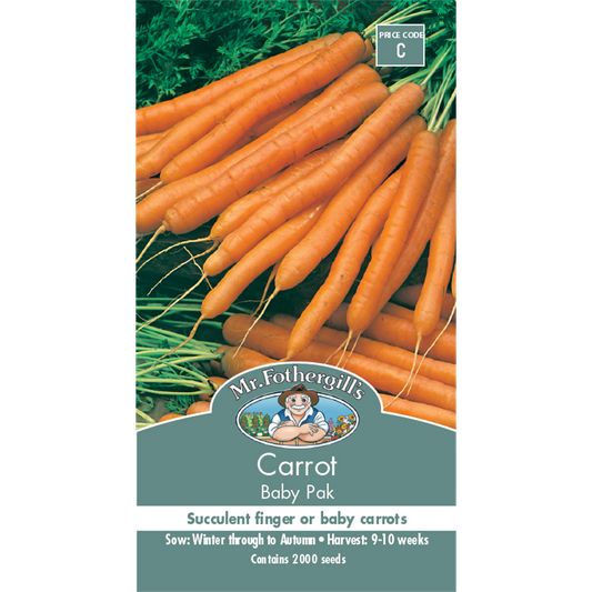 Mr Fothergill Baby Pak Carrot Seeds