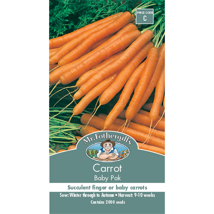 Mr Fothergill Baby Pak Carrot Seeds