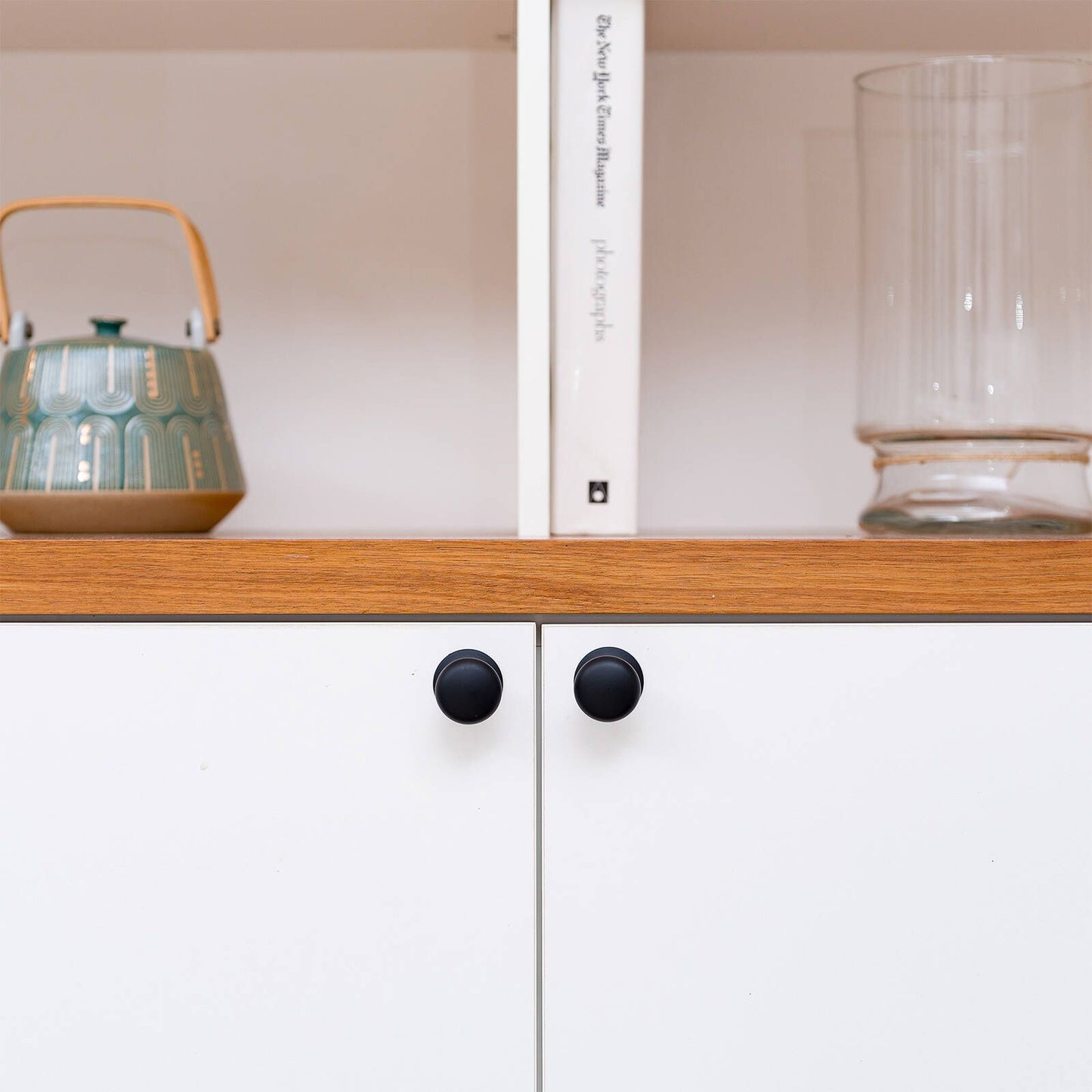 Taskmaster Mushroom Cabinet Knob - 37mm - Matte Black