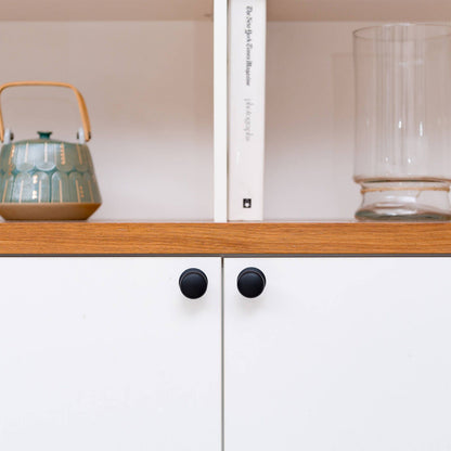 Taskmaster Mushroom Cabinet Knob - 37mm - Matte Black