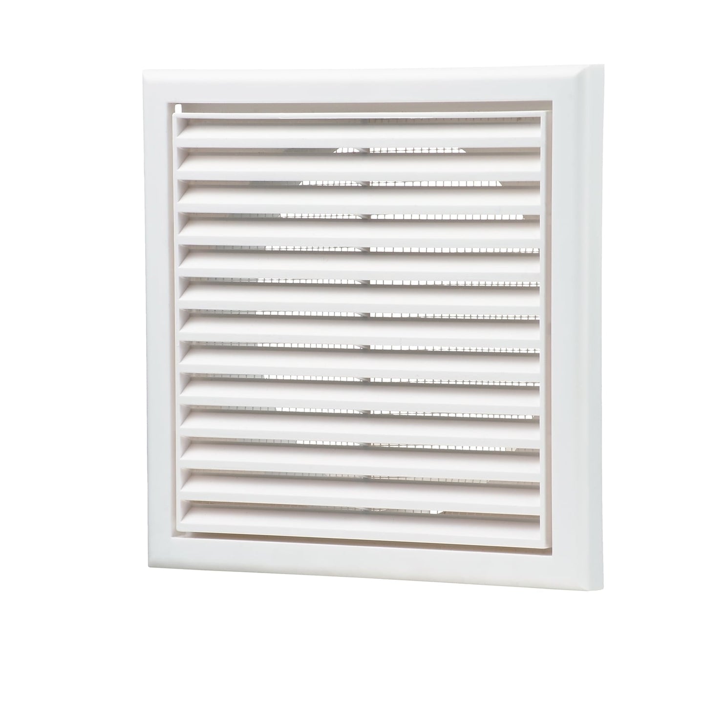 Blauberg White Square Fixed Grille - 150mm