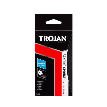 Trojan Jumbo Sanding Sponge - 76 x 127mm - 80 Grit