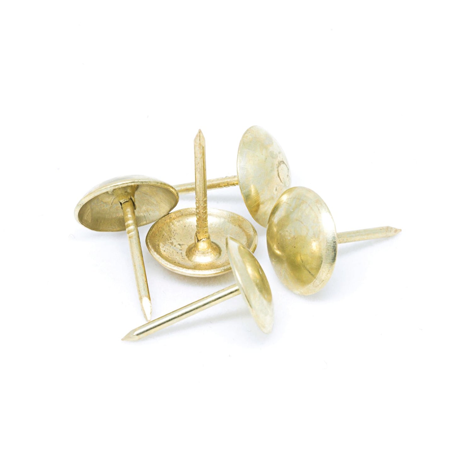 Pinnacle Upholstery Nails - Brass - 50 Pack