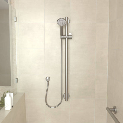 Homecare By Caroma Rail Shower Set - 900mm - Brushed Nickel