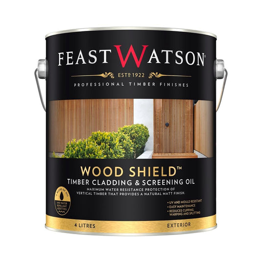 Feast Watson Natural Wood Shield Timber Cladding And Screening Oil 4L