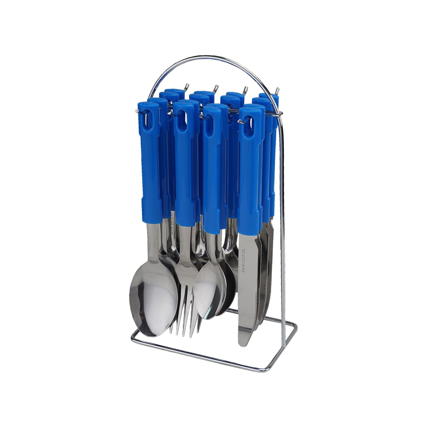 All Set Stainless Steel Cutlery Set - 16 Piece - 128 x 248mm