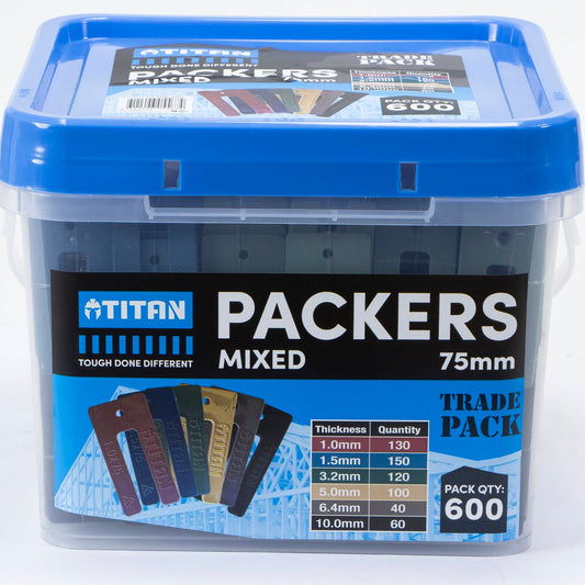 Titan Mixed Window Packers - 75mm - 600 Piece