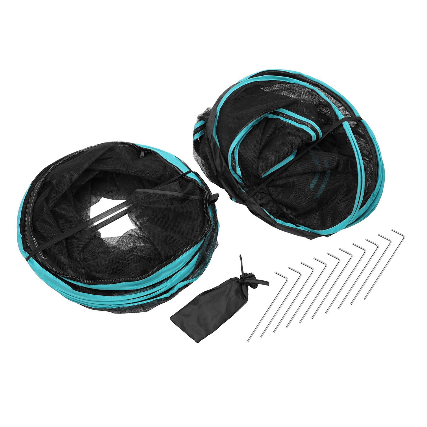 Paws Claws Mesh Pop Up Activity Centre - 195 x 70 x 70cm - 2 Piece Set