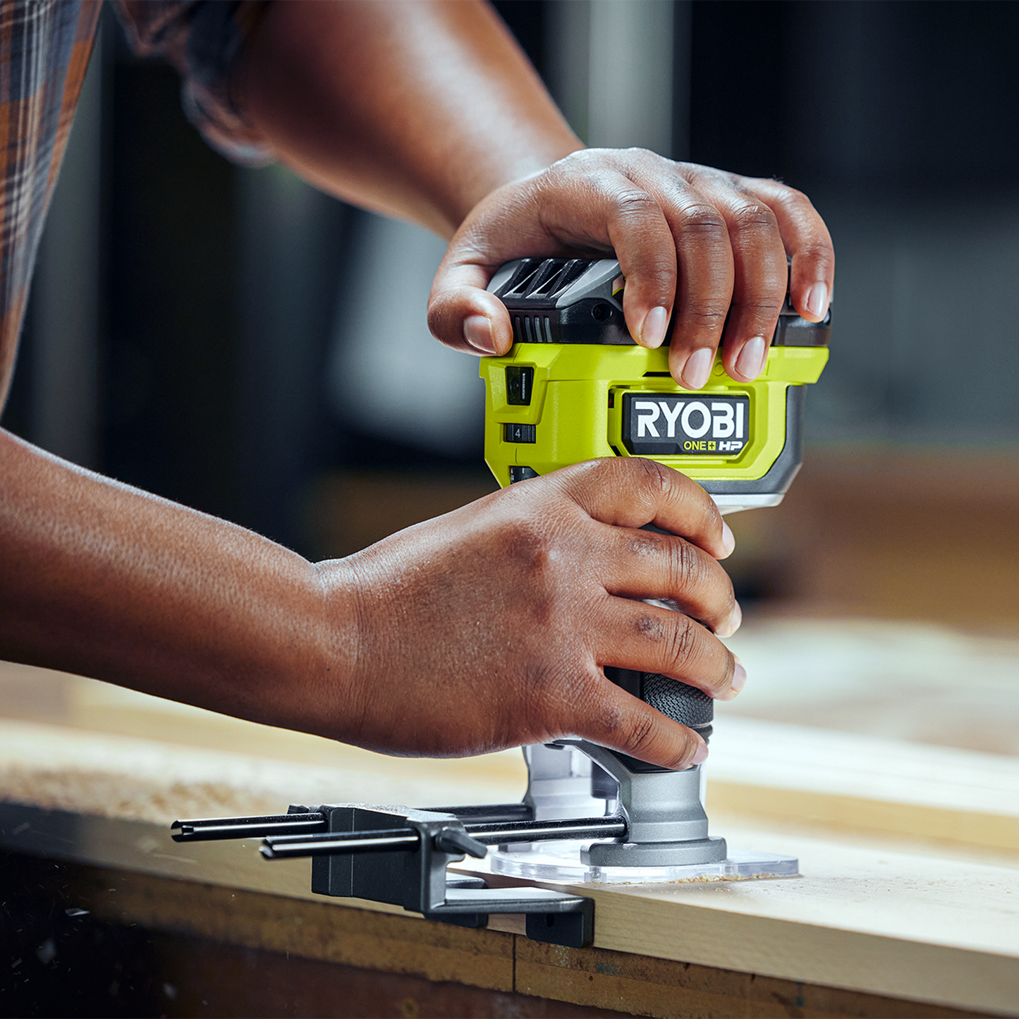 Ryobi One Brushless Trim Router - 6.4mm