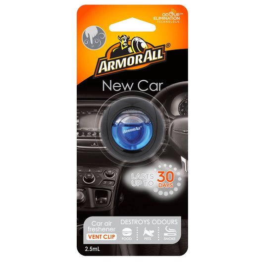 ArmorAll Membrane Clip Car Air Freshener New Car - 76.2 x 191mm