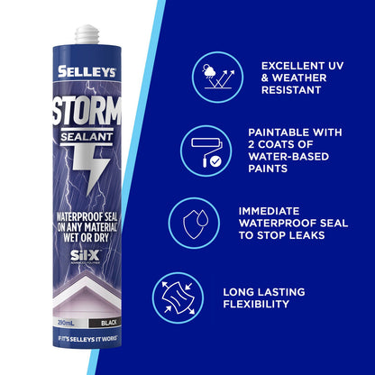 Selleys Black Storm Sealant - 290ml