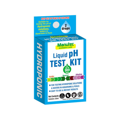 Manutec Liquid pH Test Kit - 50ml - Hydroponic Use