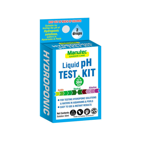 Manutec Liquid pH Test Kit - 50ml - Hydroponic Use
