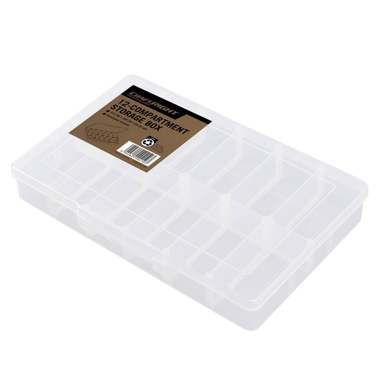 Craftright Organiser - 12 Compartments