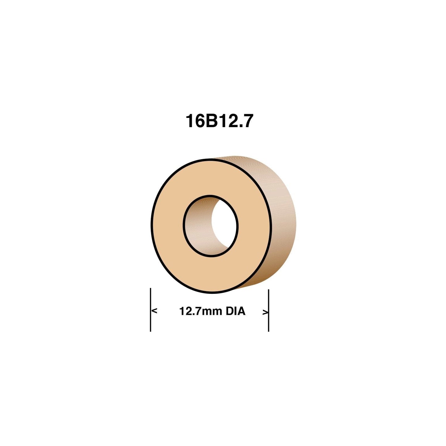Ultra Replacement Bearing Router Bit - 12.7mm