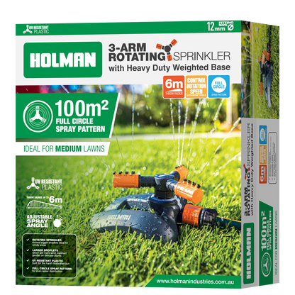 Holman 3 Arm Sprinkler - 200 x 190mm