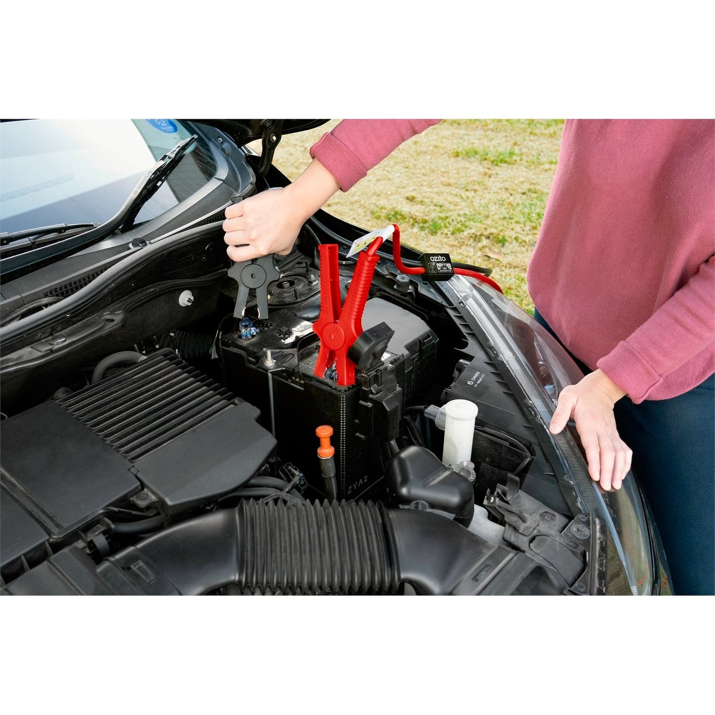 Ozito Jumper Leads - 3m - 220A