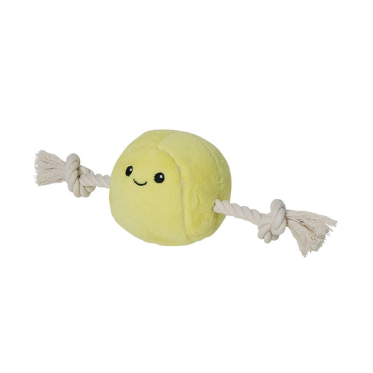 Happy Tails Tennis Ball Plush Toy