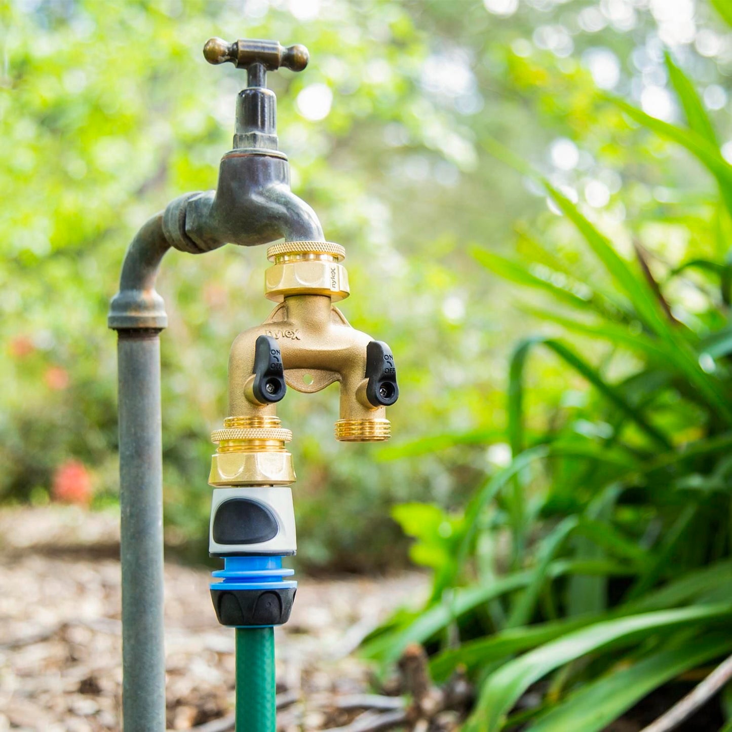 Nylex Brass Two Way Manifold - 12mm