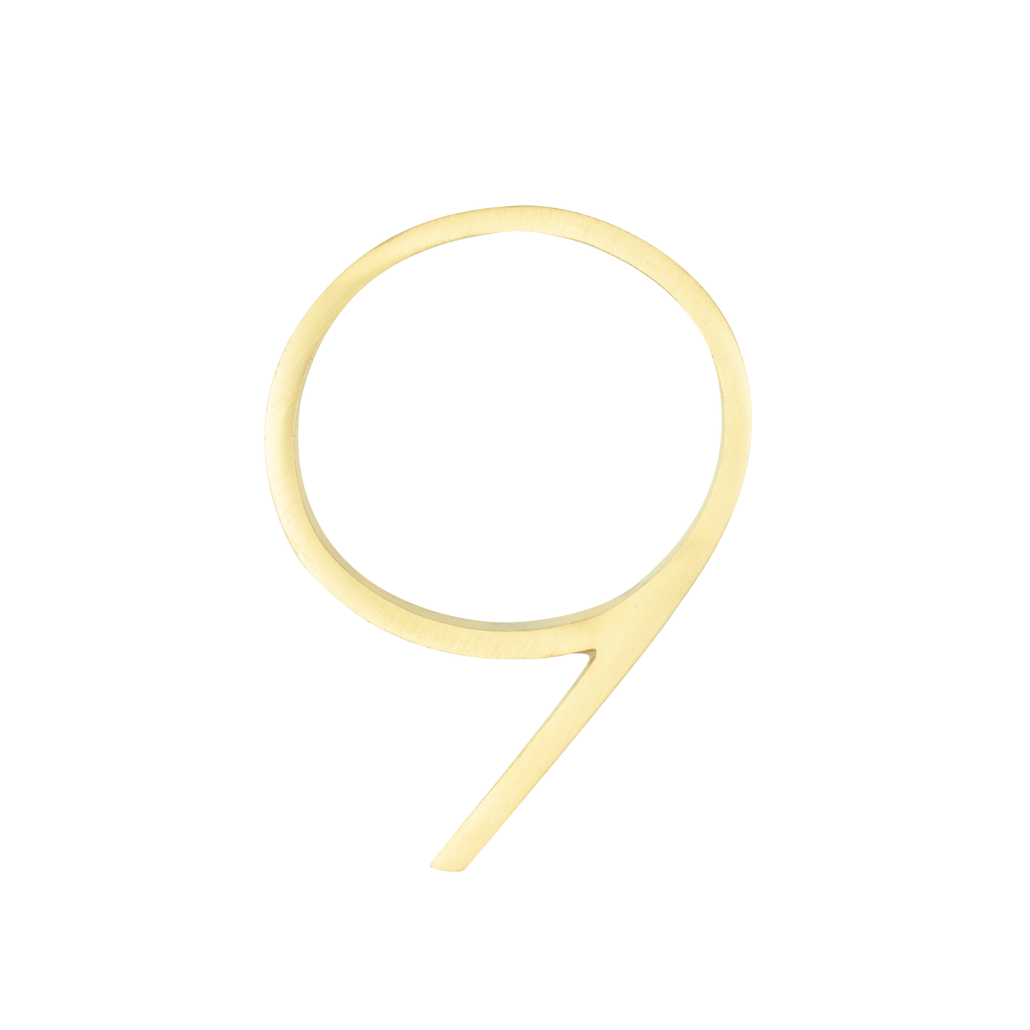 Sandleford Brass Toorak Number - 9 - 120mm