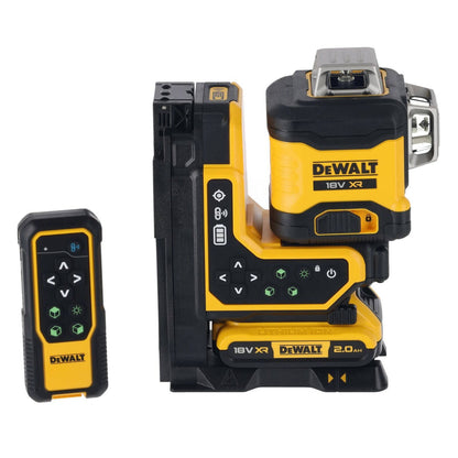 DEWALT Remote Control Green Beam Laser - 18V - 3x360 - 350 x 180mm