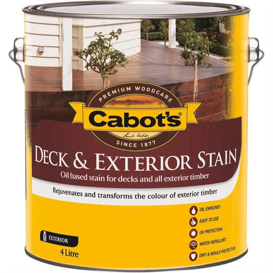 Cabot Deck Stain - Merbau - 4L
