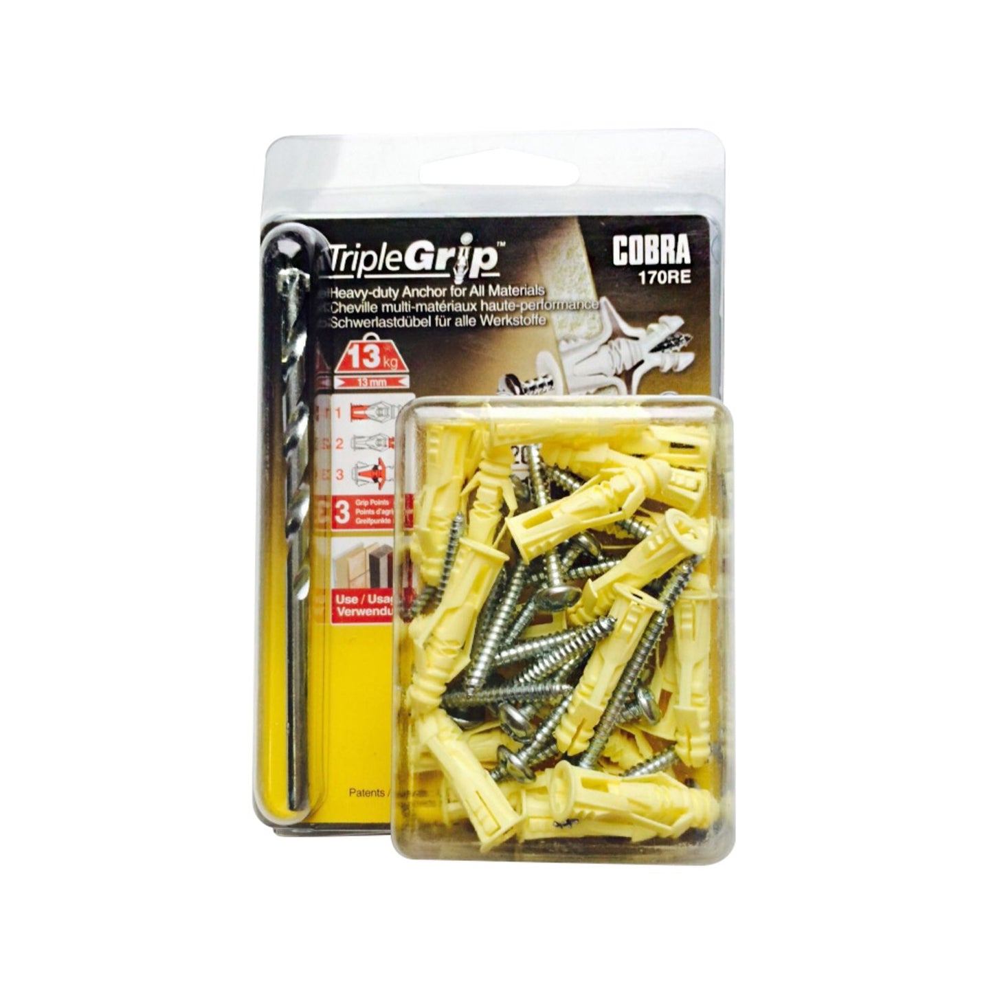 Cobra Anchor Triple Grip Screws - 3.5mm - 20 Pack