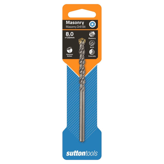 Sutton Tools Masonry Drill Bit - 8 x 120mm