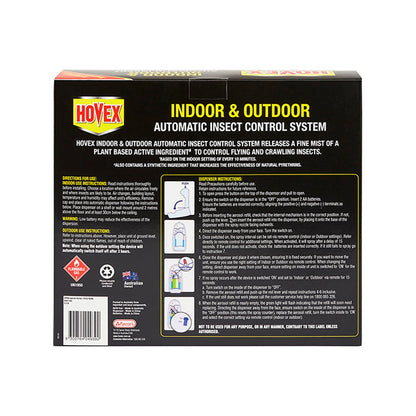 Hovex Indoor & Outdoor Automatic Insect Control System - 2 Pack
