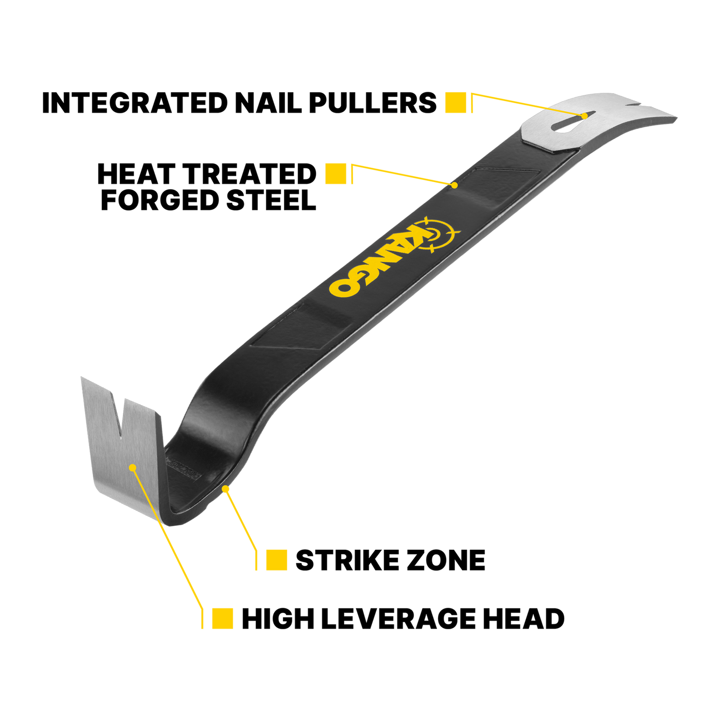 Kango Flat Pry Bar - 450mm