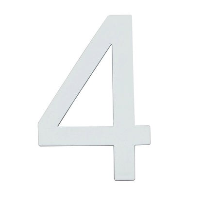 Sandleford Glow in Dark Acrylic House Number 4 - 90mm