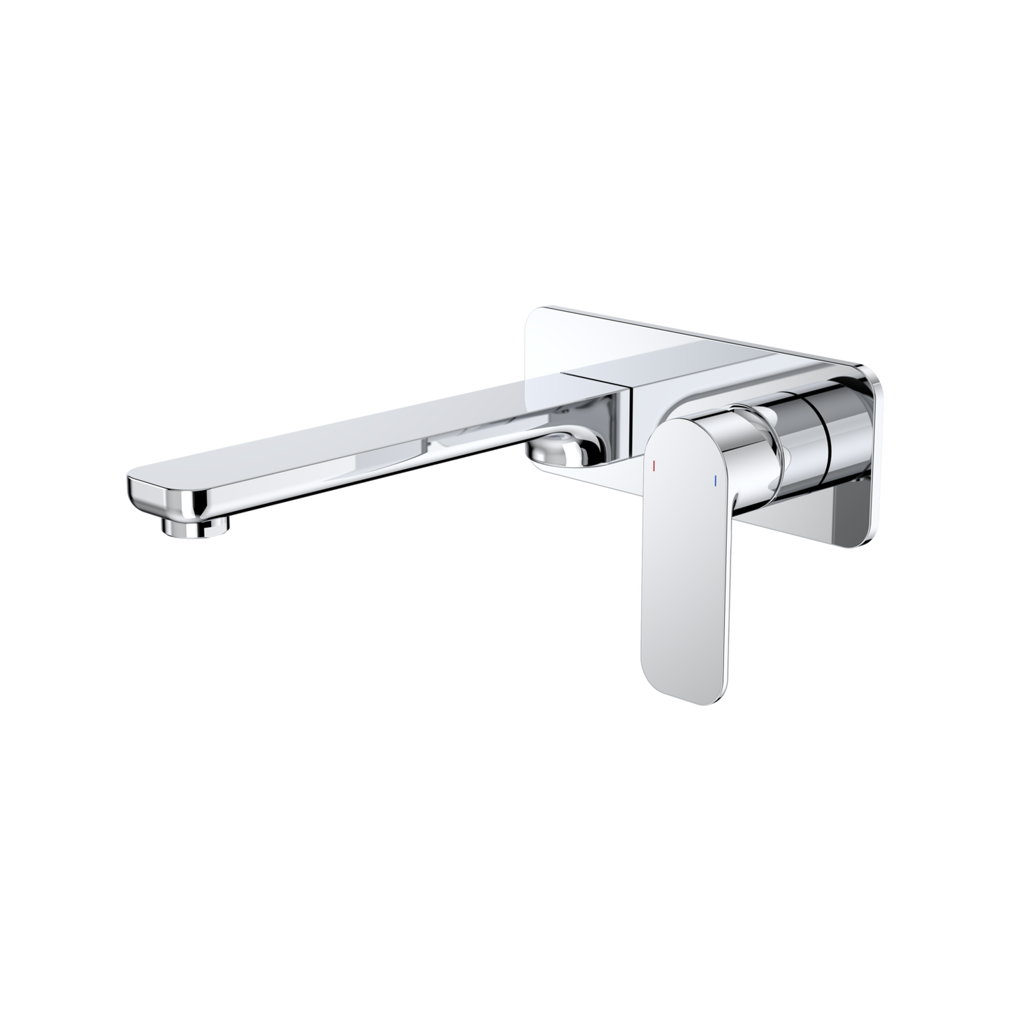 Caroma Chrome Luna Wall Basin Bath Mixer - 180 x 122 x 210mm
