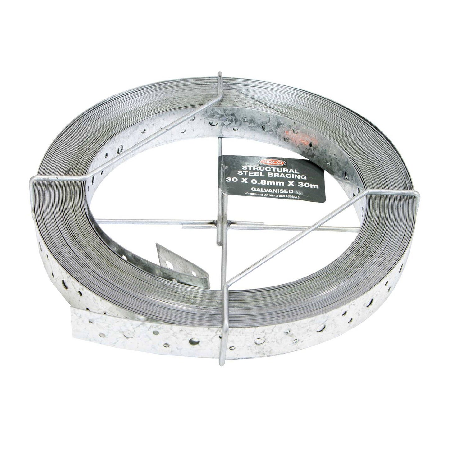 Airco Structural Galvanised Strapping - 30 x 0.8mm x 30m