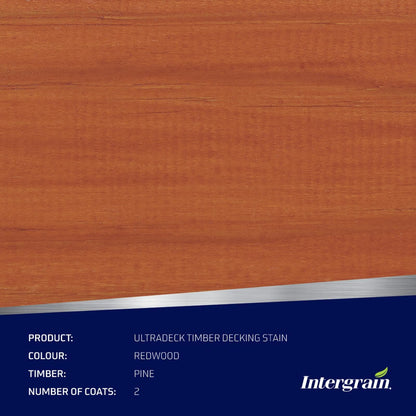 Intergrain NaturalStain Timber Stain - 4L - Redwood