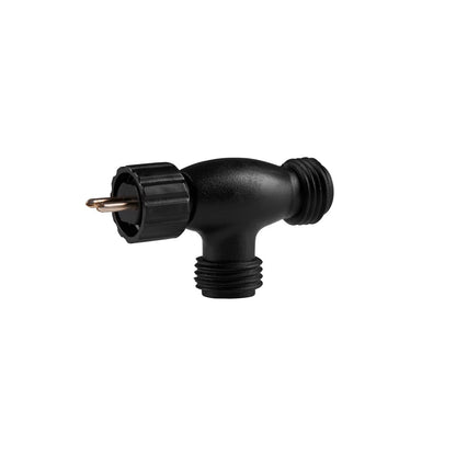 Elluminate Garden Light T-Piece Connector - 55mm Plastic - Weatherproof