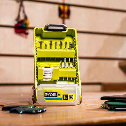 Ryobi Carving and Engraving Set - 38mm - 16 Piece