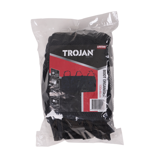 Trojan Boot Organiser Black