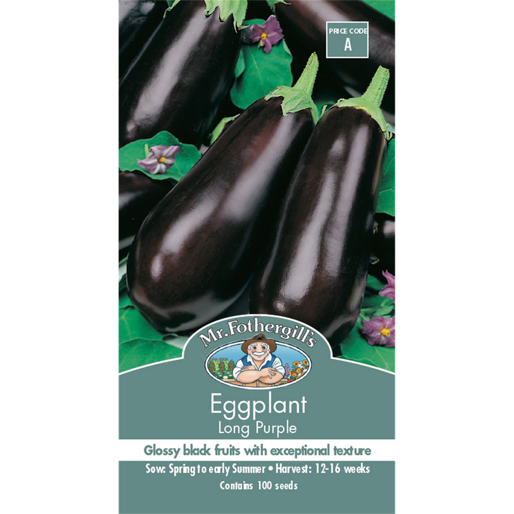 Mr Fothergill Long Purple Eggplant Seeds
