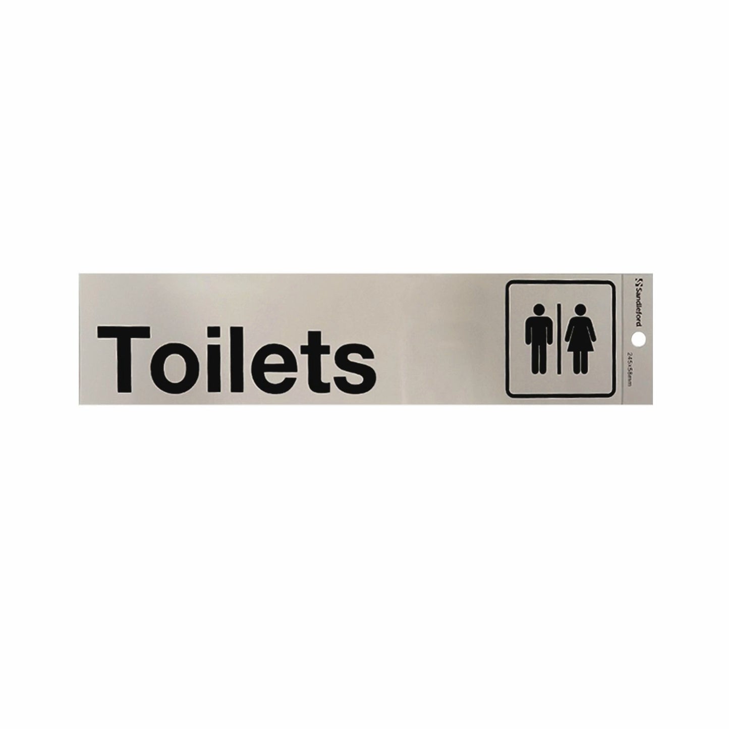Sandleford Toilet Sign - Mens and Ladies - 245 x 58mm