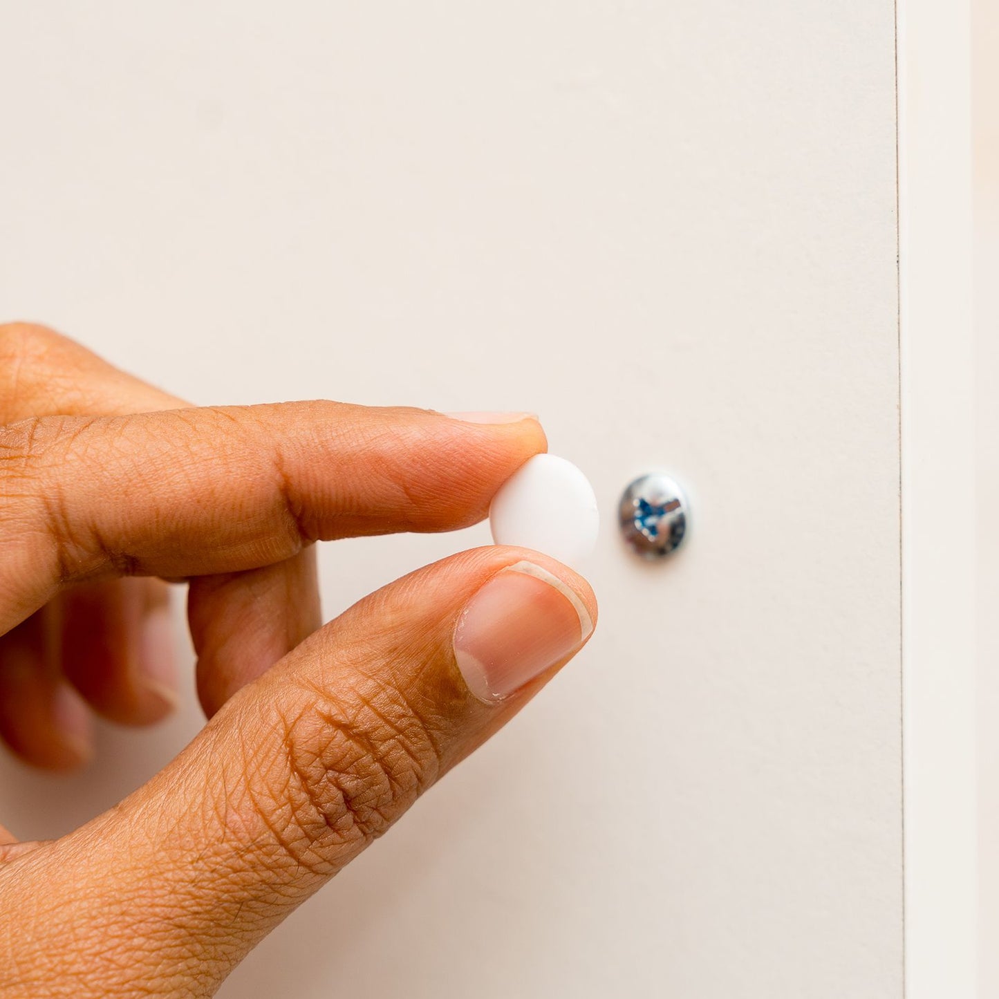 Taskmaster Screw Caps - 10mm - White - 250 Pack