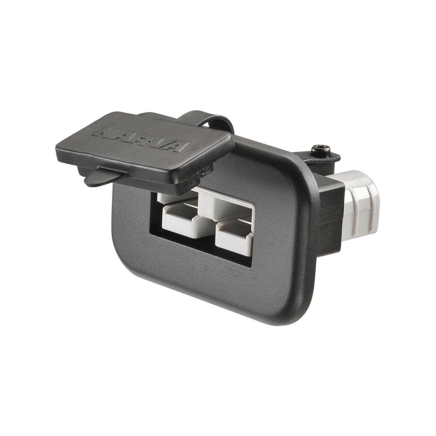 Narva HDRV Flush Mount HD Connector - 50A - Black